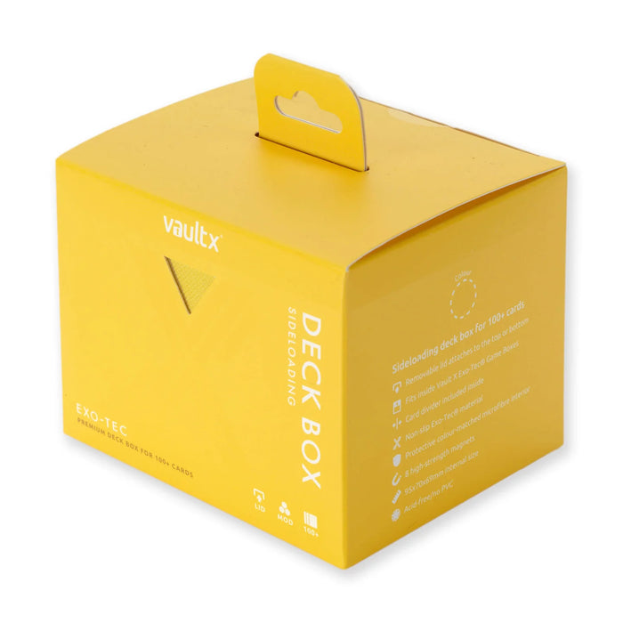 Vault X Exo-Tec Sideloading Deck Box 100+ - Sunrise Yellow