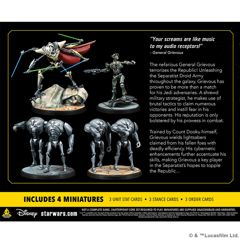 Shatterpoint: Appetite for Destruction: General Grievous Squad Pack