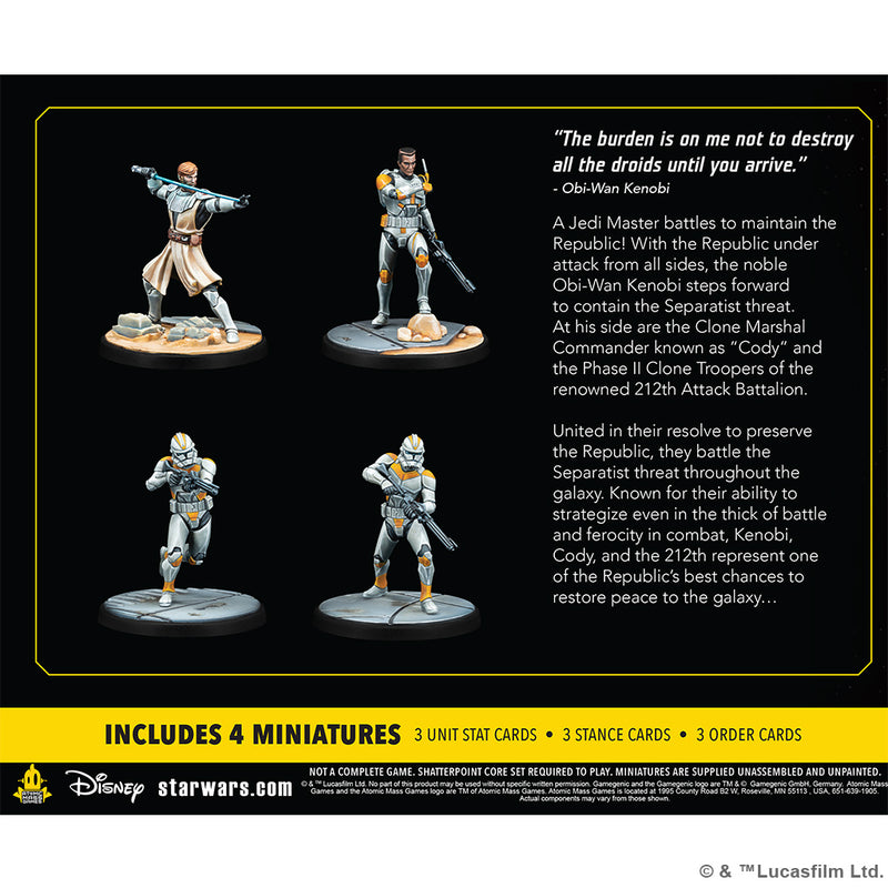 Shatterpoint: Hello There: General Obi-Wan Kenobi Squad Pack