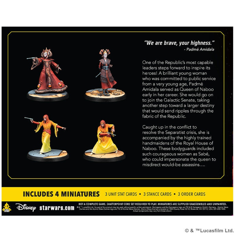 Shatterpoint: We are Brave: Queen Padme Amidala Squad Pack