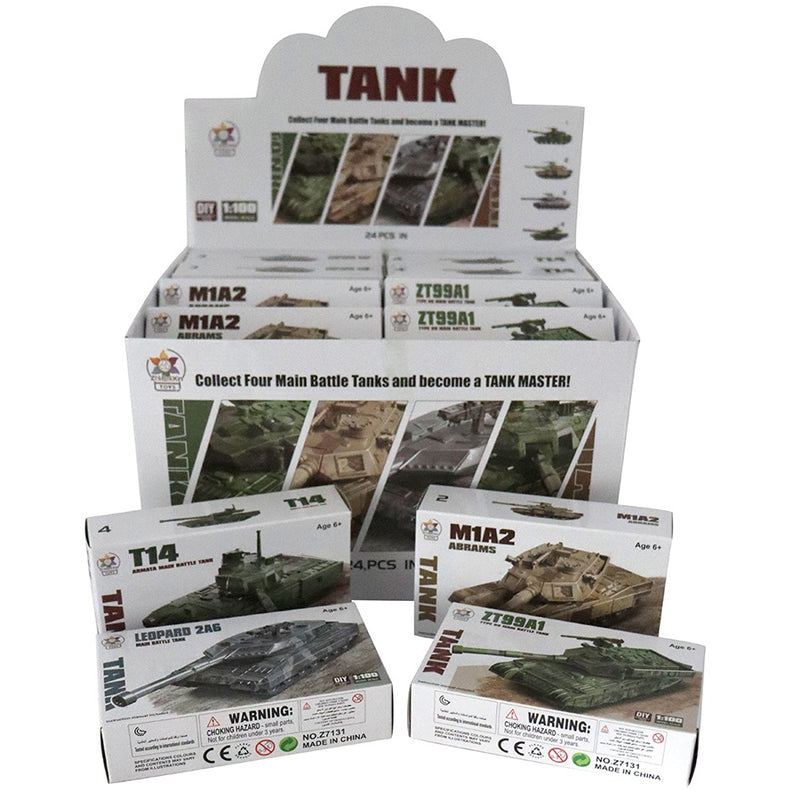 KombatUK Battle Tank Model Kits (1:100)