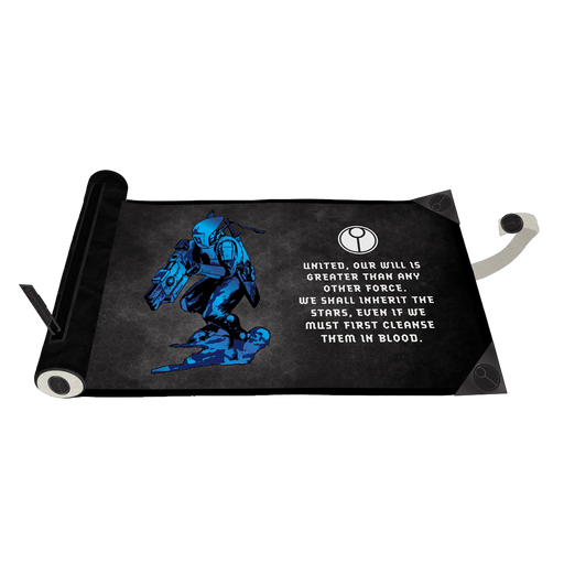 Ultra Pro - T’au Empire Premium Foil Dice Scroll for Warhammer 40,000

