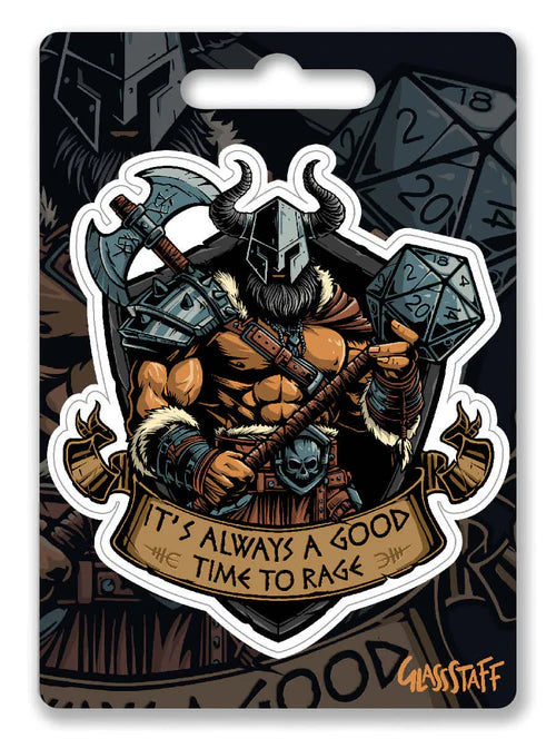 GlassStaff Sticker - Time to Rage