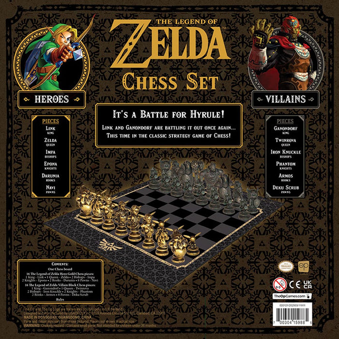The Legend of Zelda Chess Set