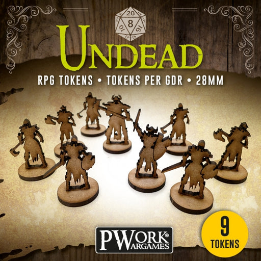 PWork Wargames RPG Tokens - Undead
