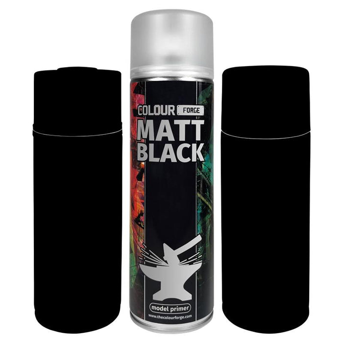Colour Forge Matt Black Spray (500ml)
