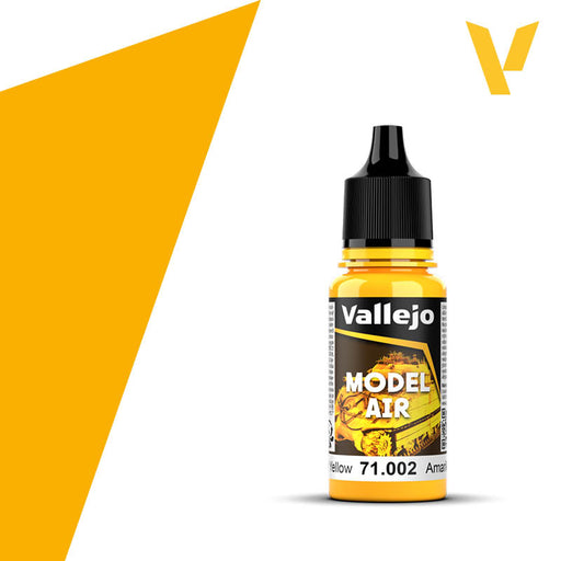 Vallejo Model Air: Medium Yellow - 18ml