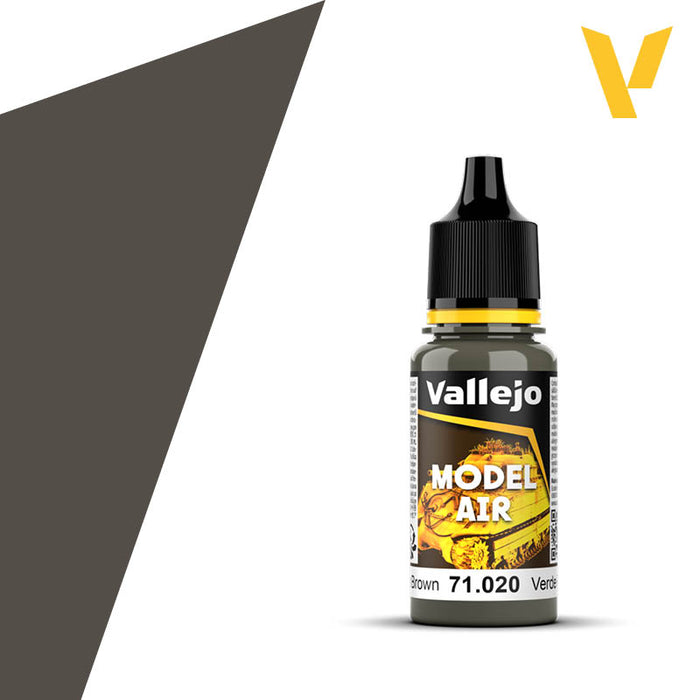 Vallejo Model Air: Green Brown - 18ml