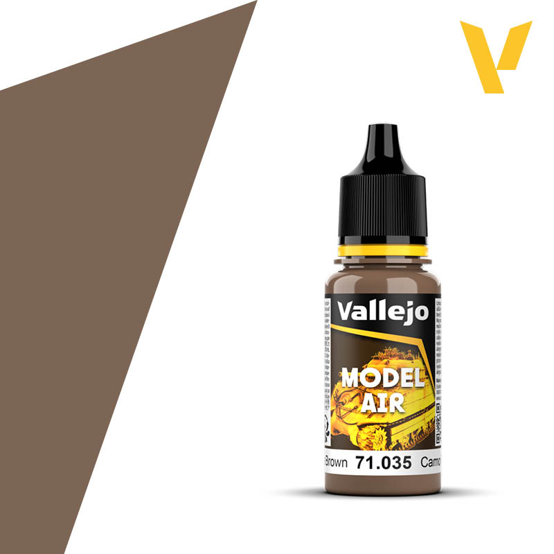 Vallejo Model Air: Camouflage Pale Brown - 18ml