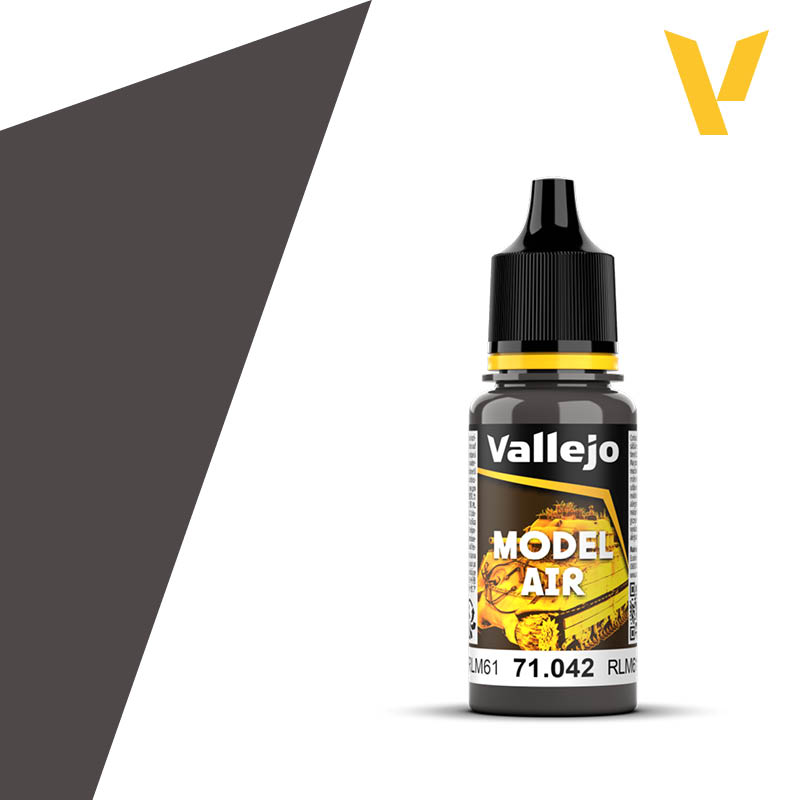 Vallejo Model Air: Dark Brown RLM61 - 18ml