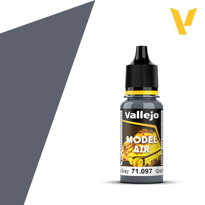 Vallejo Model Air: Medium Gunship Grey - 18ml