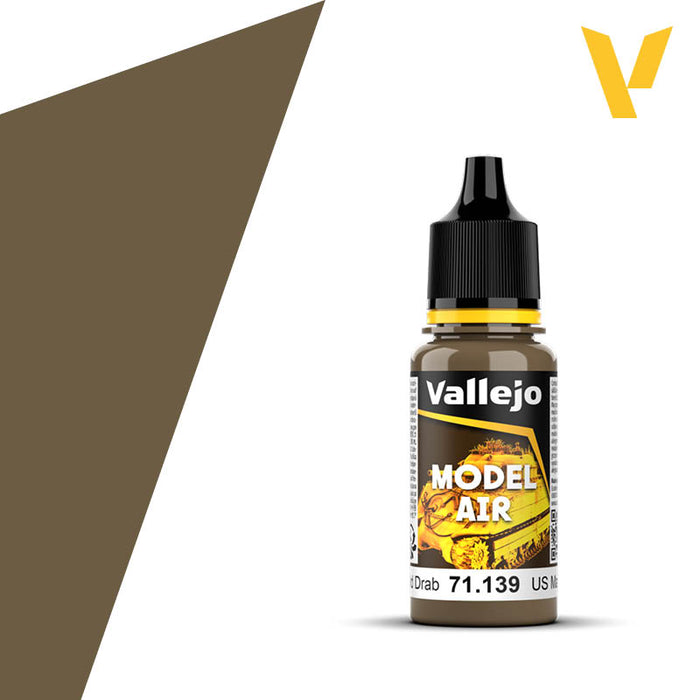 Vallejo Model Air: US Field Drab - 18ml