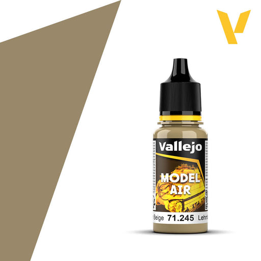Vallejo Model Air: Loam Beige - 18ml