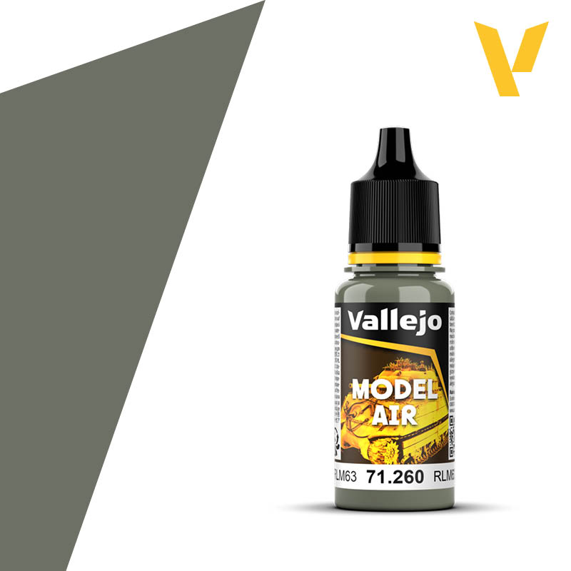 Vallejo Model Air: Light Grey RLM63 - 18ml