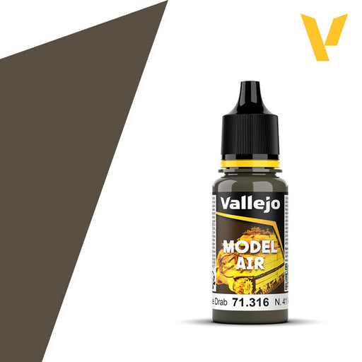 Vallejo Model Air: N. 41 Dark Olive Drab - 18ml
