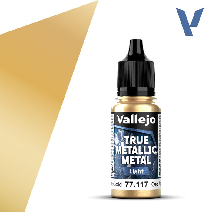 Vallejo True Metallic Metal - Arcane Gold - Light