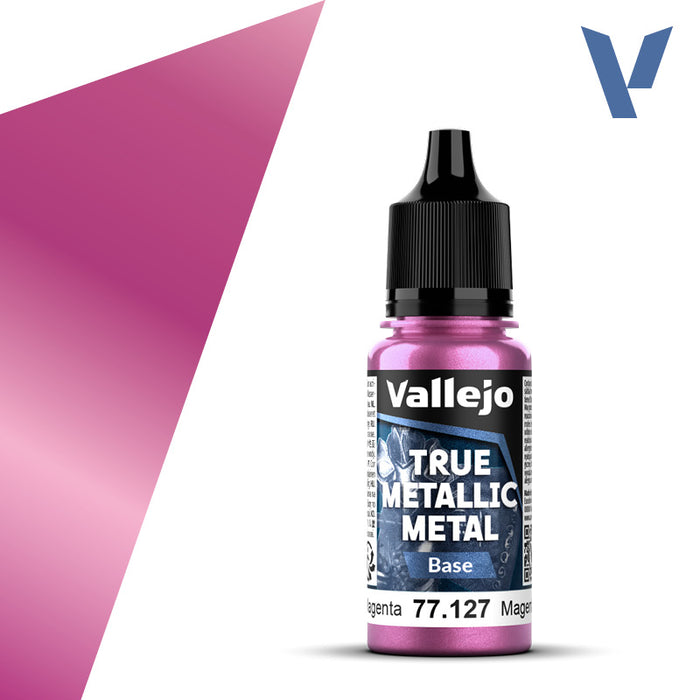 Vallejo True Metallic Metal - Crimson Magenta - Base