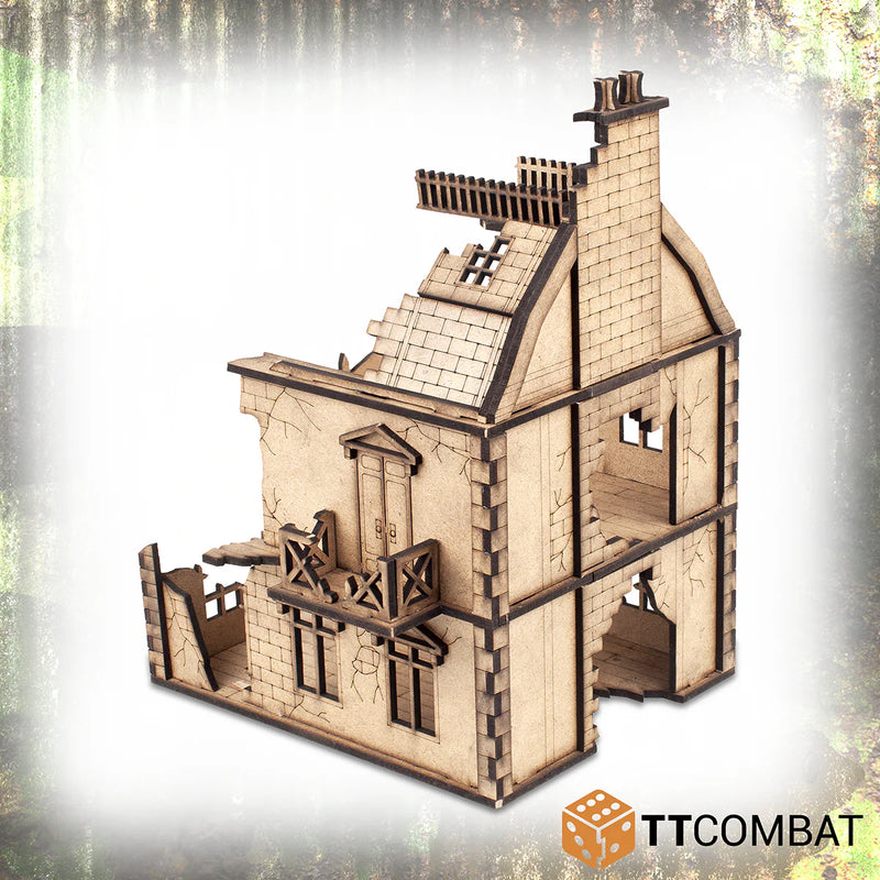 TTCombat - City Rowhouse Café and Terrace Destroyed