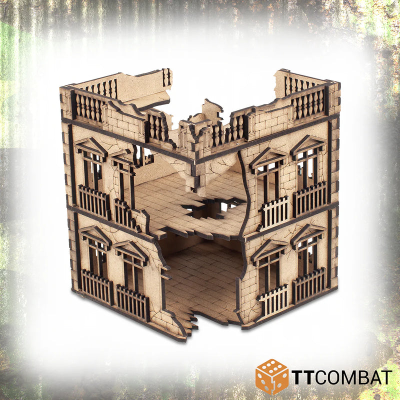 TTCombat - City Rowhouse Café and Terrace Destroyed