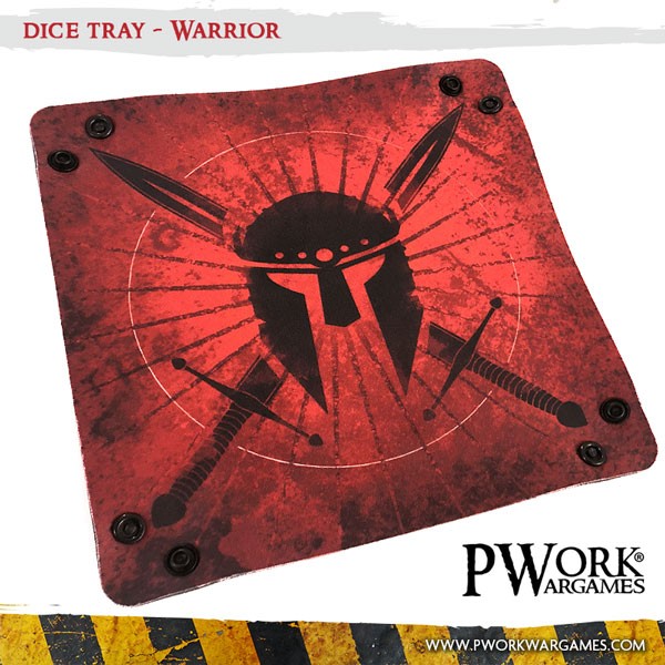 PWork Wargames Dice Tray - Warrior