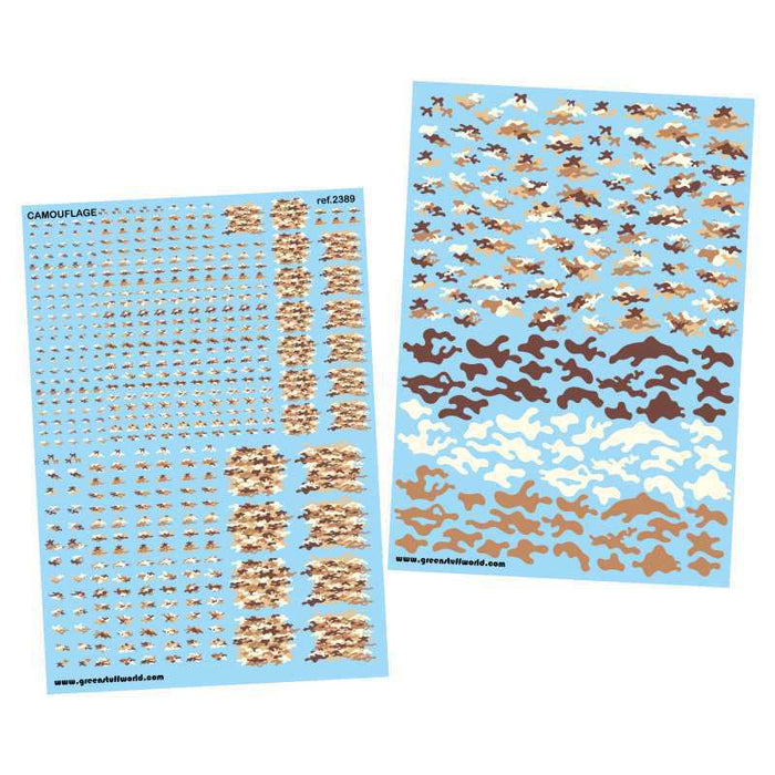 Waterslide Decals - Classic Desert Camo
