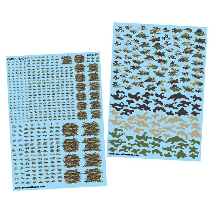 Waterslide Decals - Classic Forest Camo