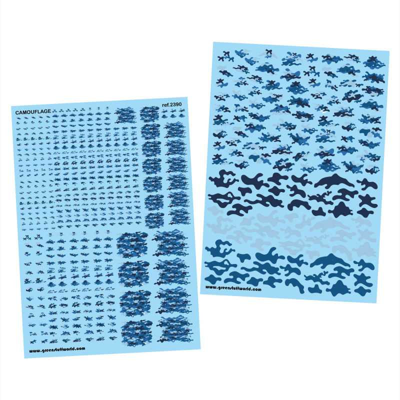 Waterslide Decals - Classic Tundra Camo