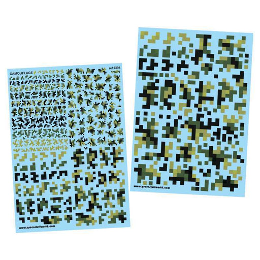 Waterslide Decals - Digital Forest Camo