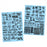Waterslide Decals - Train and Graffiti Mix - Black
