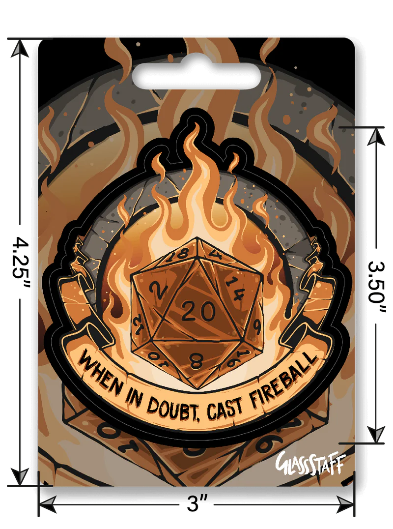 GlassStaff Sticker - When in Doubt