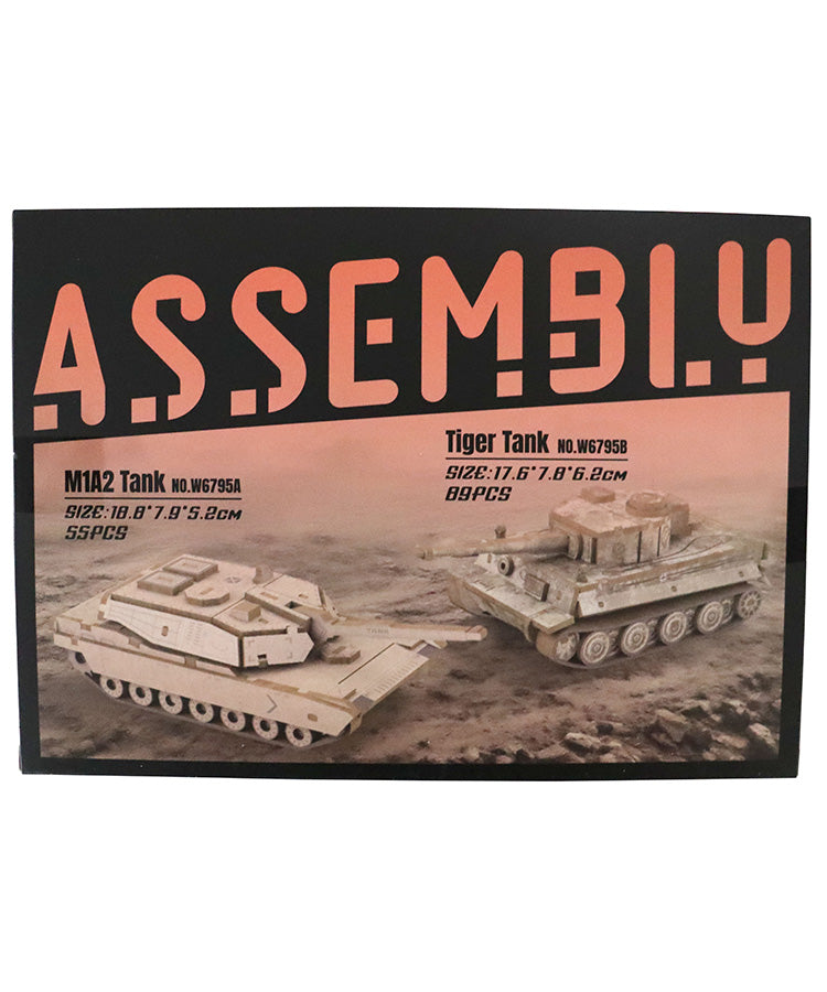 KombatUK Wooden Tank Model Kits