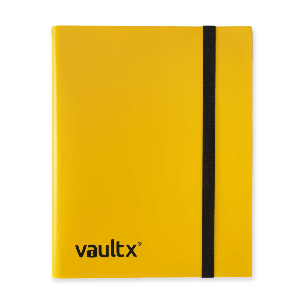 Vault X 9-Pocket Strap Binder - Yellow
