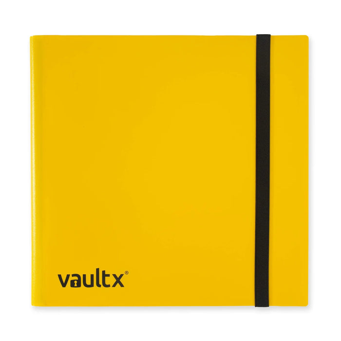 Vault X 12-Pocket Strap Binder - Yellow
