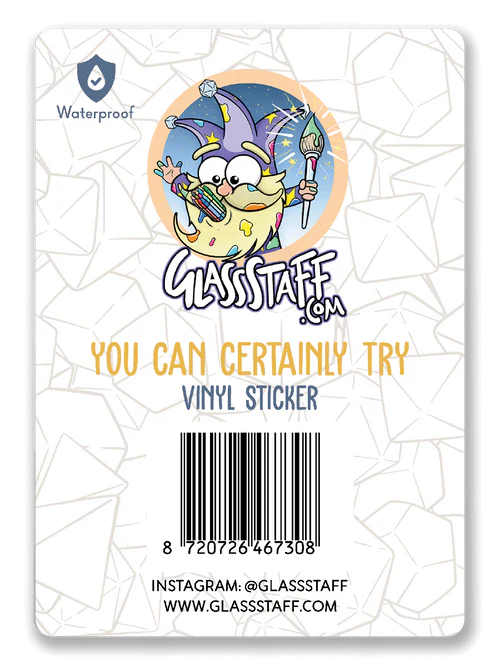 GlassStaff Sticker - You Can Certainly Try 2
