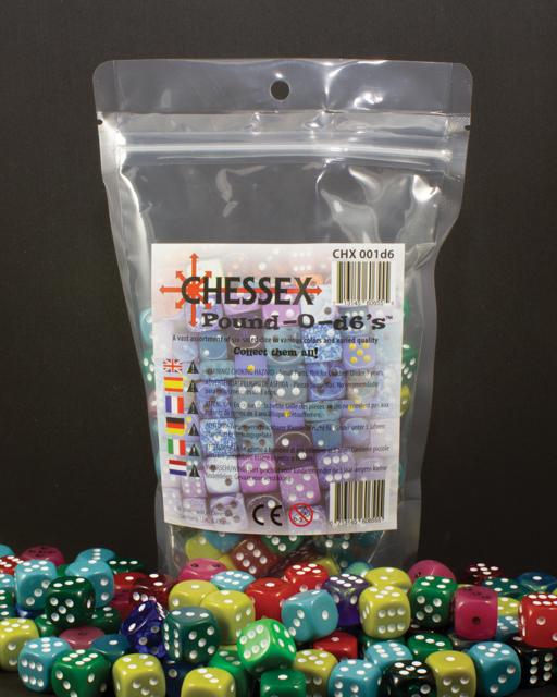 Chessex Dice, D6: Pound-O-d6