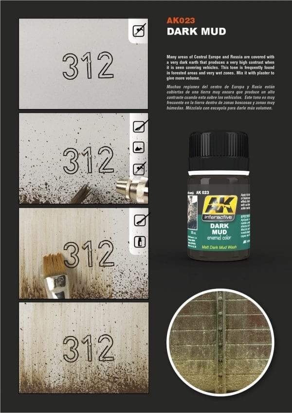 AK Interactive: DARK MUD EFFECT 35ML