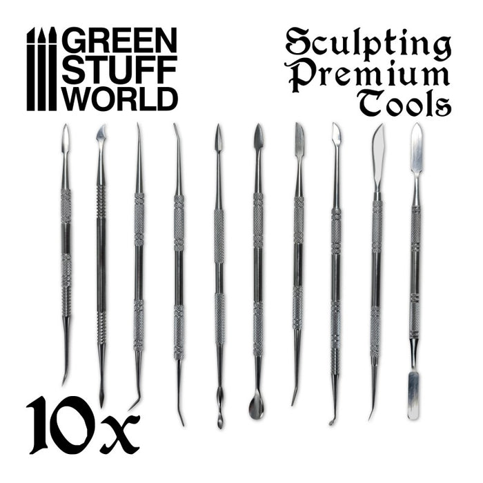 10x Professional Sculpting Tools - With Case