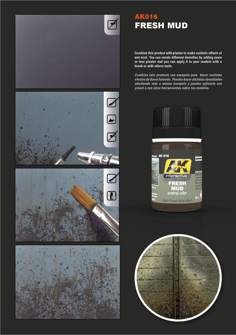 AK Interactive: FRESH MUD 35ML