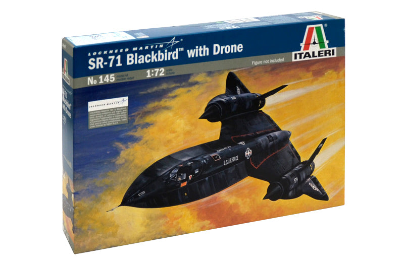 SR-71 Black Bird with Drone 1:72