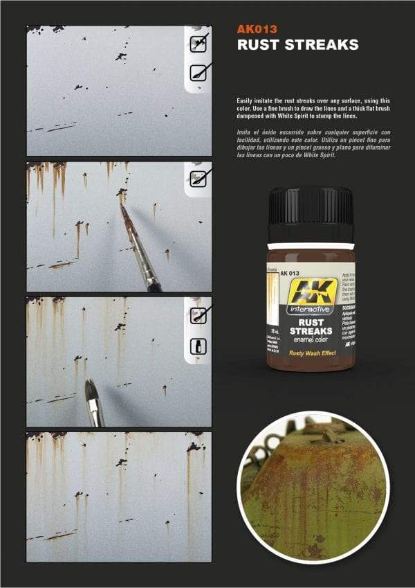 AK Interactive: RUST STREAKS 35ML