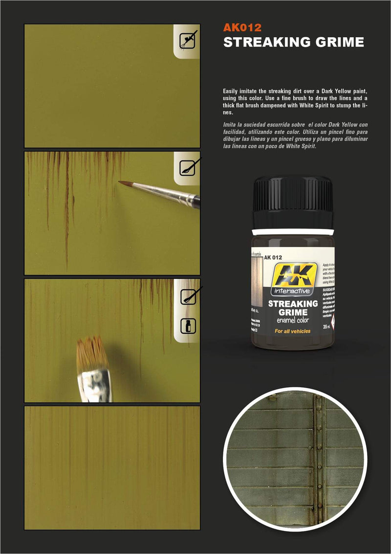 AK Interactive: STREAKING GRIME 35ML