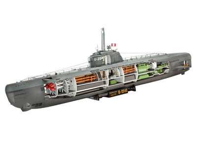 German Type XXI U-Boat with Interior
