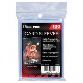 Ultra Pro -Standard Sleeves - Regular Soft Card (100 Sleeves)