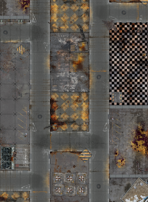 Double sided G-Mat: Quarantine & Fallout Zone - 44"x60"