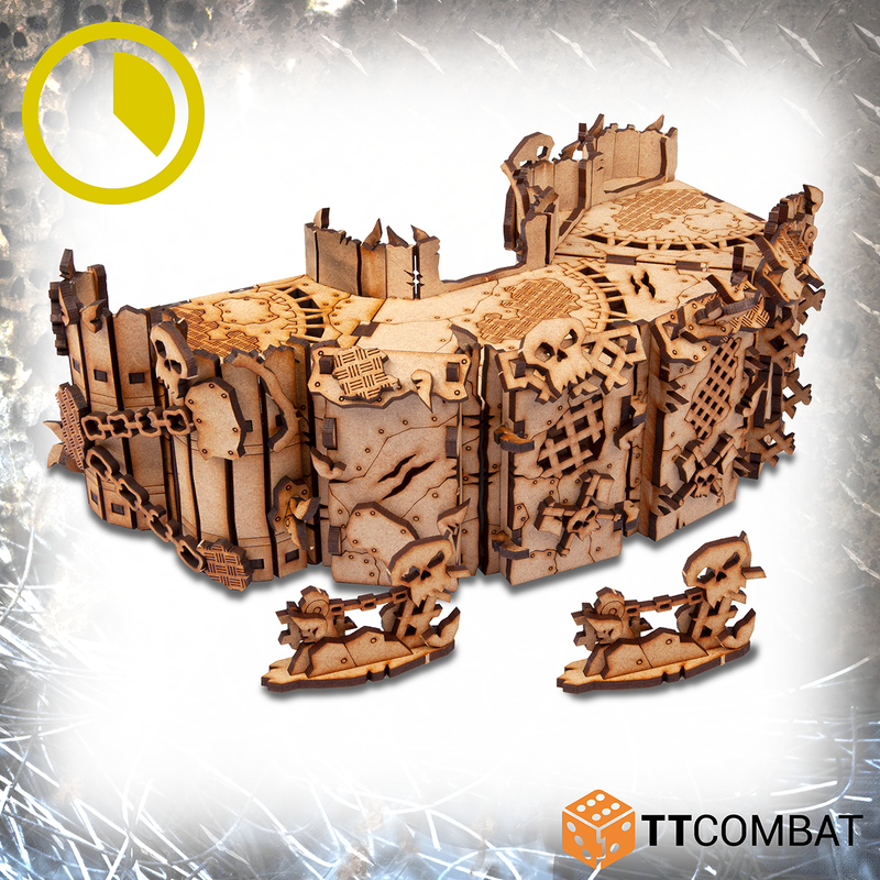 TTCombat - CORNER ORC WALLS, 28MM