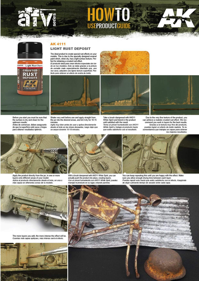 AK Interactive: LIGHT RUST DEPOSITS 35ML