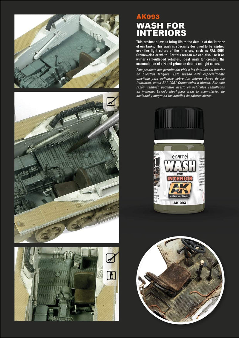 AK Interactive: INTERIOR WASH 35ML