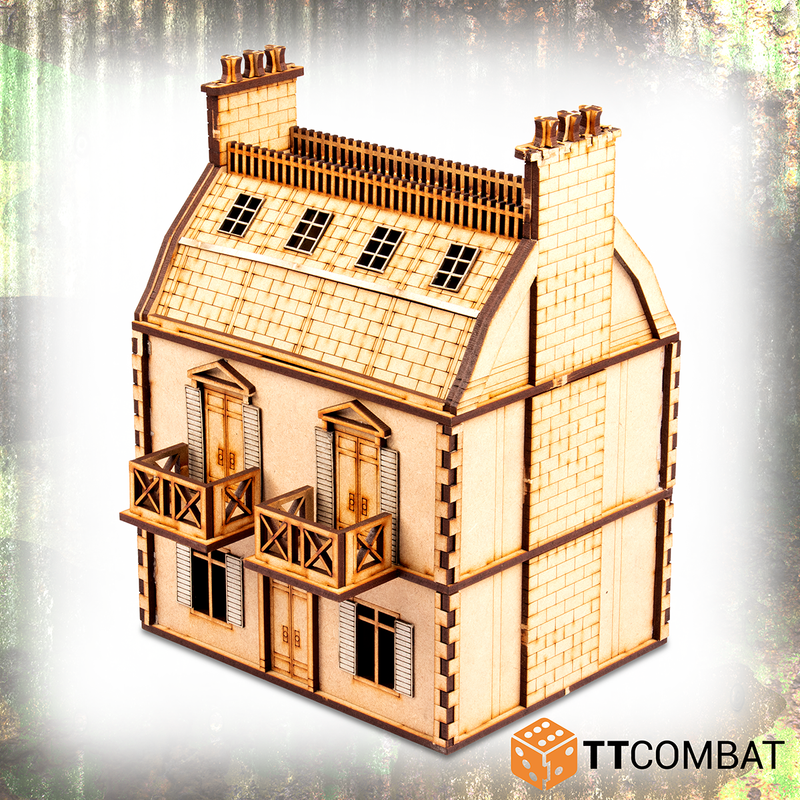 TTCombat - CITY 2-STOREY ROWHOUSE , 25MM