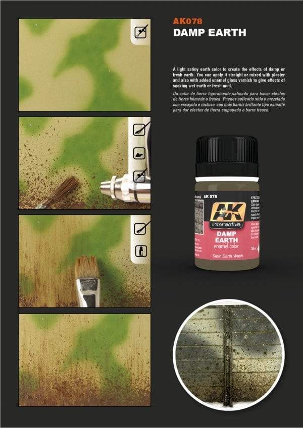 AK Interactive: DAMP EARTH 35ML