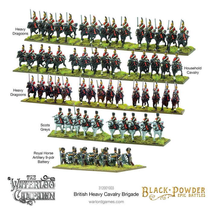 Black Powder: Waterloo Campaign - British Heavy Cavalry Brigade